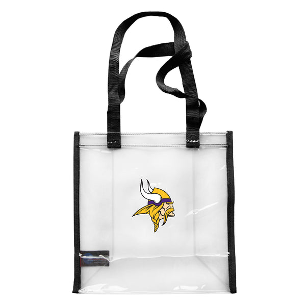 littlearth Minnesota Vikings Clear Advantage Tote