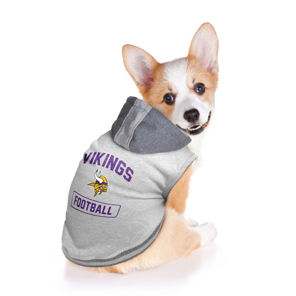 Littlearth Minnesota Vikings Pet Hooded Crewneck