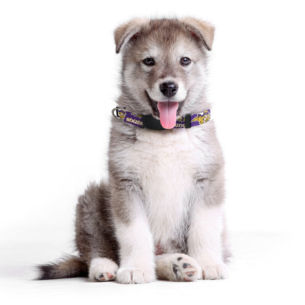 Littlearth Minnesota Vikings Pet Team Collar