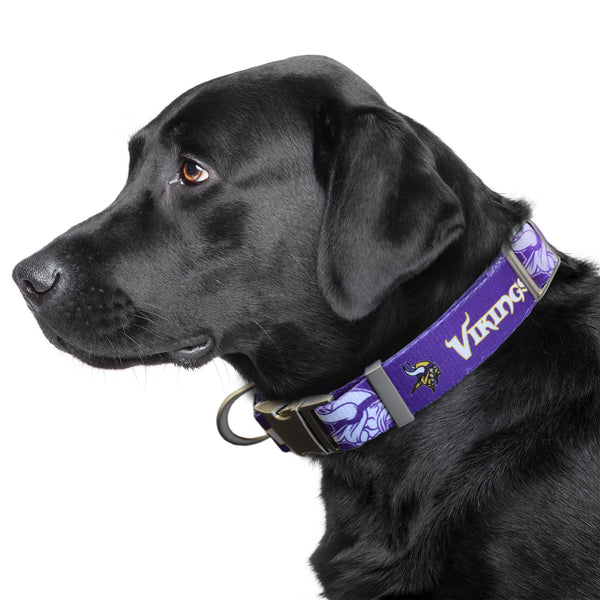 Littlearth Minnesota Vikings Premium Pet Collar