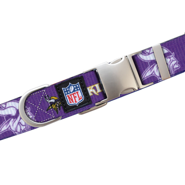 Littlearth Minnesota Vikings Premium Pet Collar