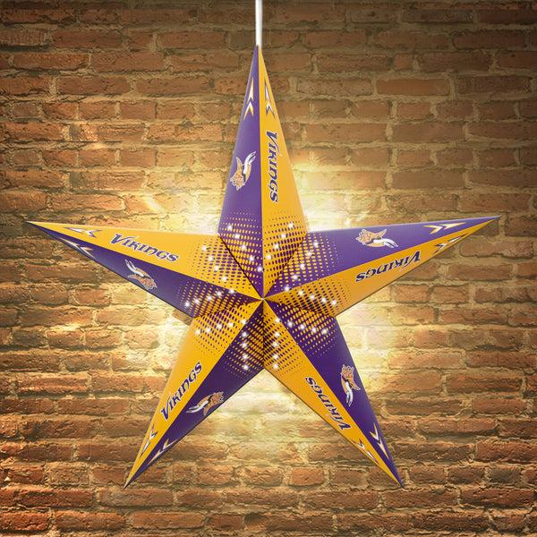 littlearth Minnesota Vikings Star Lantern