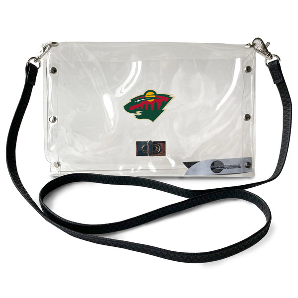 littlearth Minnesota Wild Clear Envelope Purse