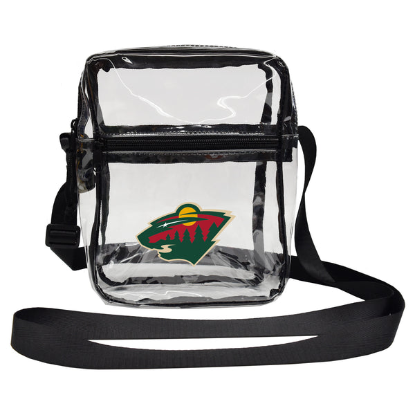 littlearth Minnesota Wild Clear Sideline Purse