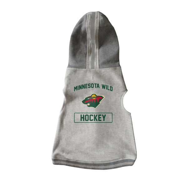 littlearth Minnesota Wild Pet Hooded Crewneck Type