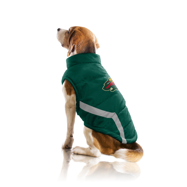 Littlearth Minnesota Wild Pet Puffer Vest