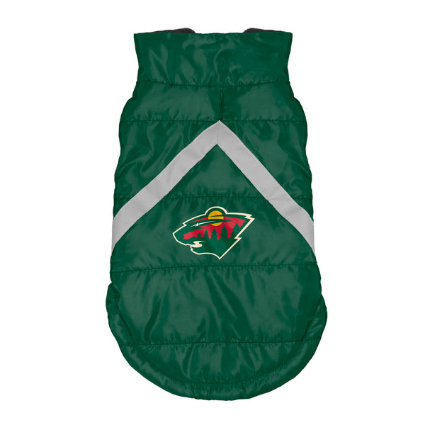 littlearth Minnesota Wild Pet Puffer Vest