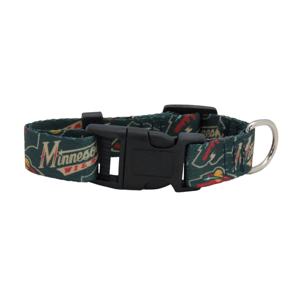 littlearth Minnesota Wild Pet Team Collar