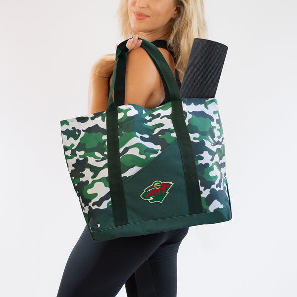 Littlearth Minnesota Wild Super-Duty Camo Tote