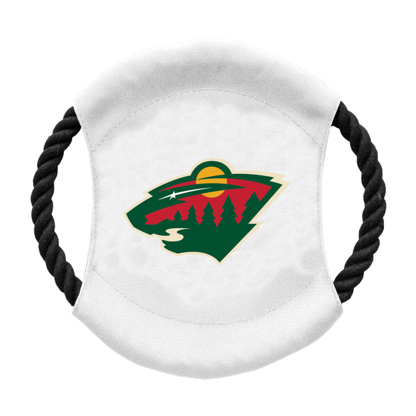 littlearth Minnesota Wild Team Flying Disc Pet Toy