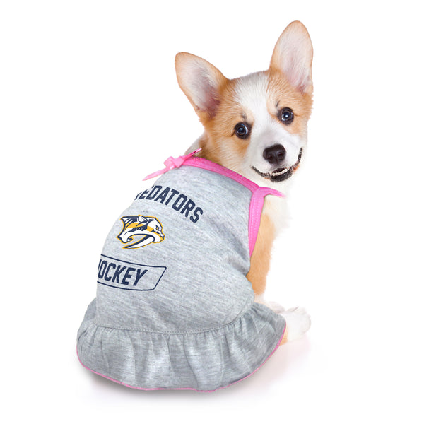 Littlearth Nashville Predators Pet Dress Grey Type