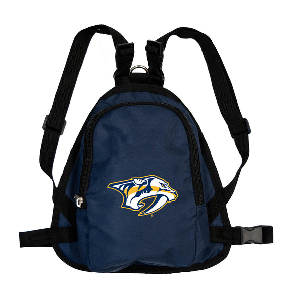 littlearth Nashville Predators Pet Mini Backpack