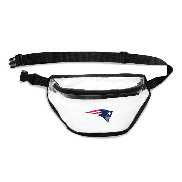 littlearth New England Patriots Clear Fanny Pack
