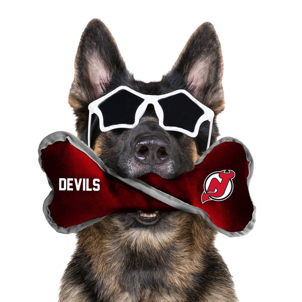 Littlearth New Jersey Devils Pet Tug Bone