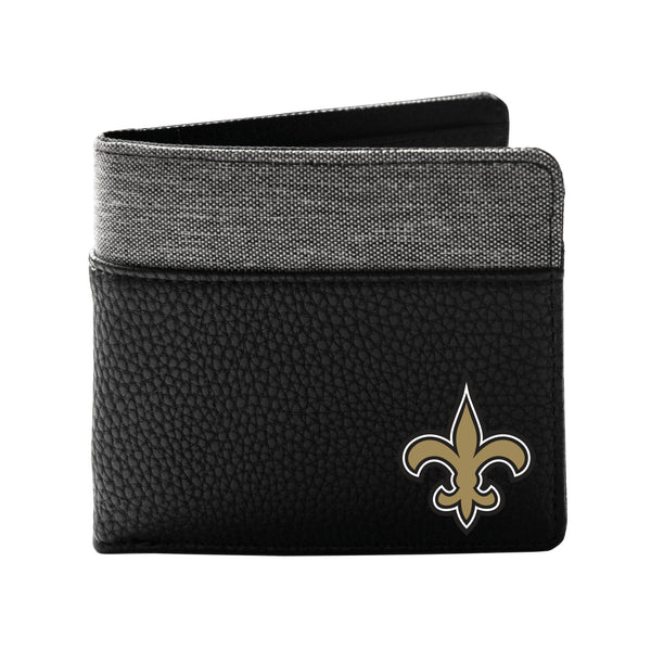 littlearth New Orleans Saints Pebble BiFold Wallet