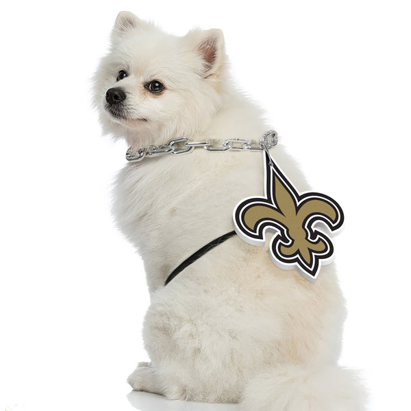Littlearth New Orleans Saints Pet Fan Chain