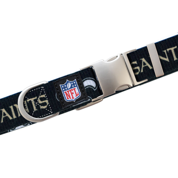 Littlearth New Orleans Saints Premium Pet Collar