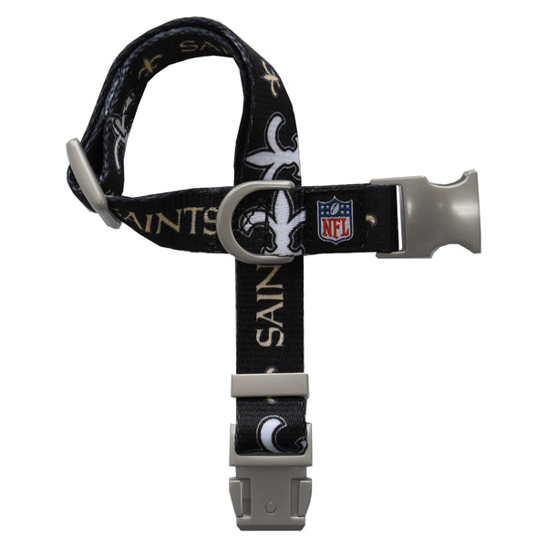littlearth New Orleans Saints Premium Pet Collar