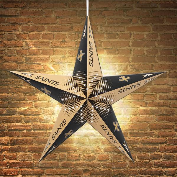 littlearth New Orleans Saints Star Lantern
