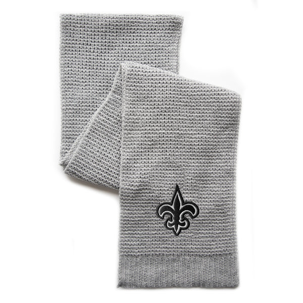 littlearth New Orleans Saints Waffle Scarf