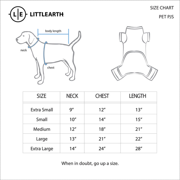 Littlearth New York Giants Pet PJs