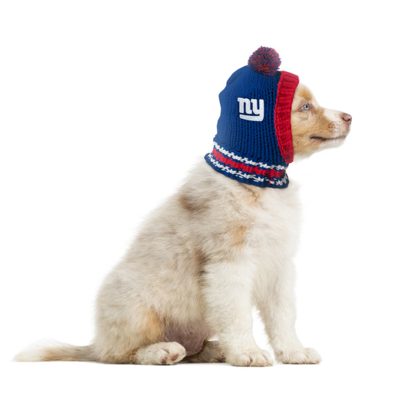 Littlearth New York Giants Team Pet Knit Hat