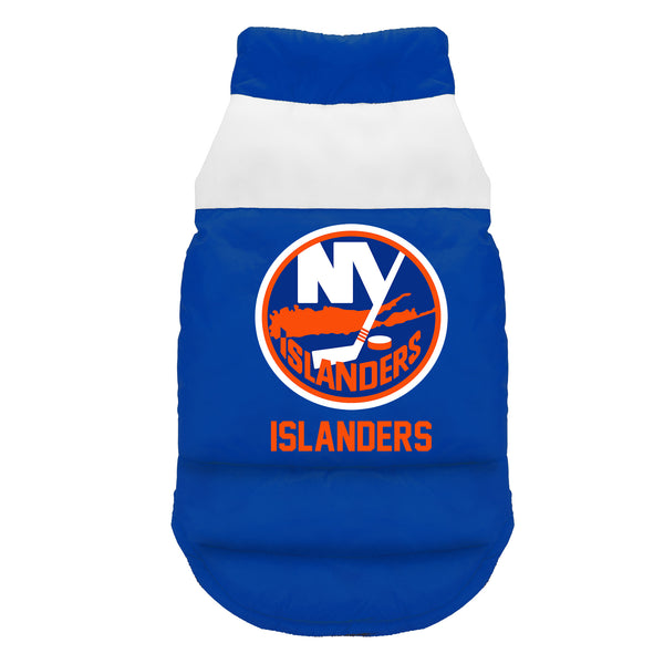 littlearth New York Islanders Pet Parka Puff Vest