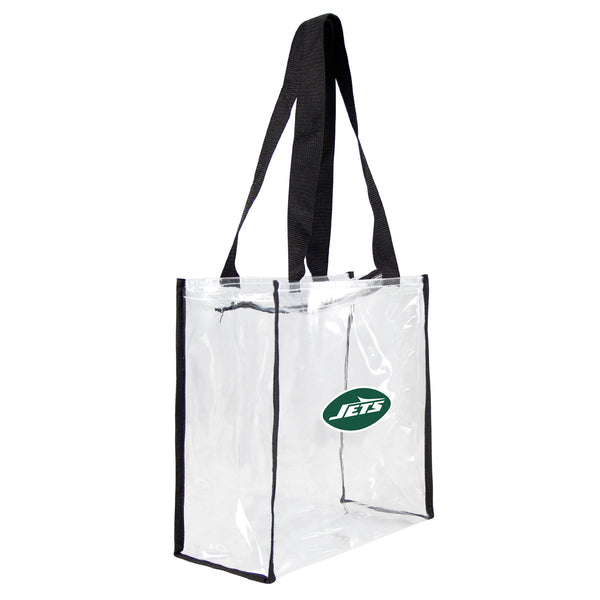 littlearth New York Jets Clear Square Stadium Tote