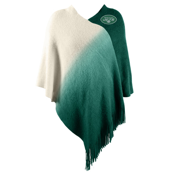 littlearth New York Jets Dip Dye Poncho