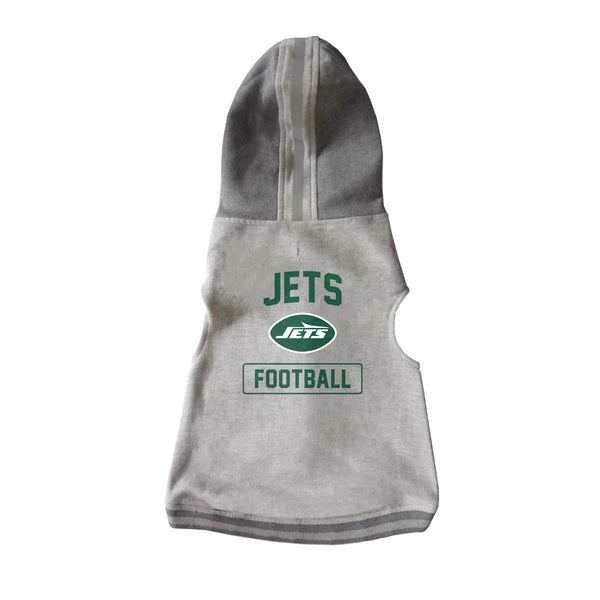 littlearth New York Jets Pet Hooded Crewneck