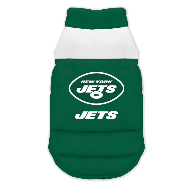 littlearth New York Jets Pet Parka Puff Vest