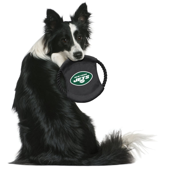Littlearth New York Jets Team Flying Disc Pet Toy