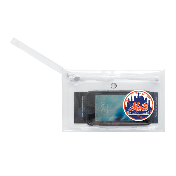 Littlearth New York Mets Clear Ticket Wristlet