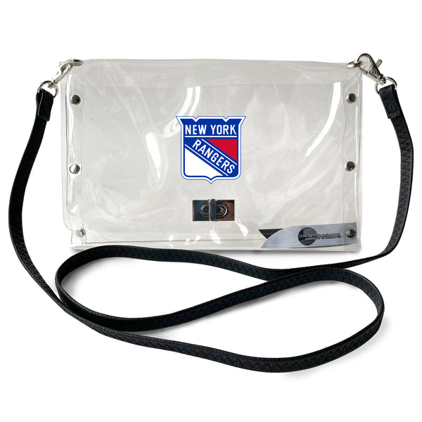 littlearth New York Rangers Clear Envelope Purse