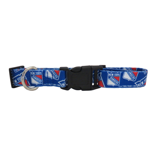 littlearth New York Rangers Pet Team Collar