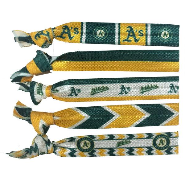 littlearth Oakland Athletics Knotted Hair Tie