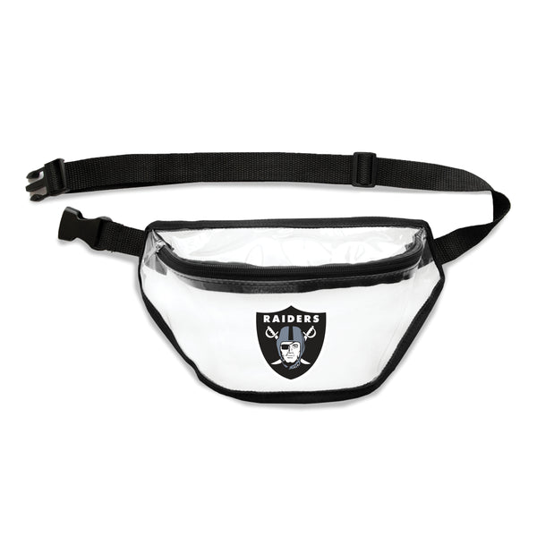 littlearth Oakland Raiders Clear Fanny Pack