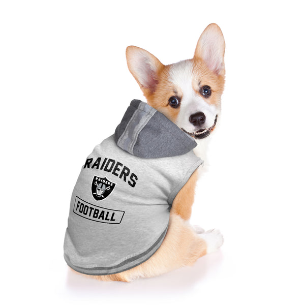 Littlearth Oakland Raiders Pet Hooded Crewneck