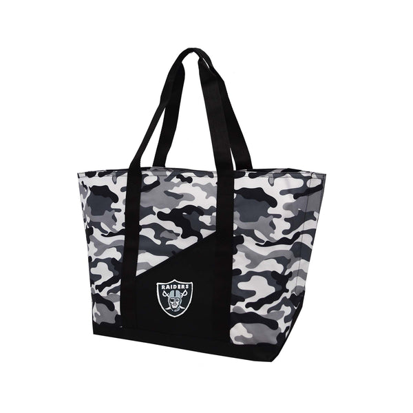 littlearth Oakland Raiders Super-Duty Camo Tote