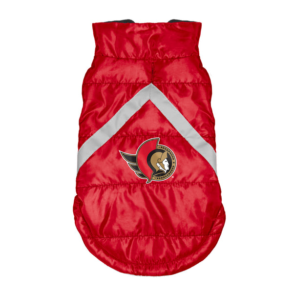 littlearth Ottawa Senators Pet Puffer Vest