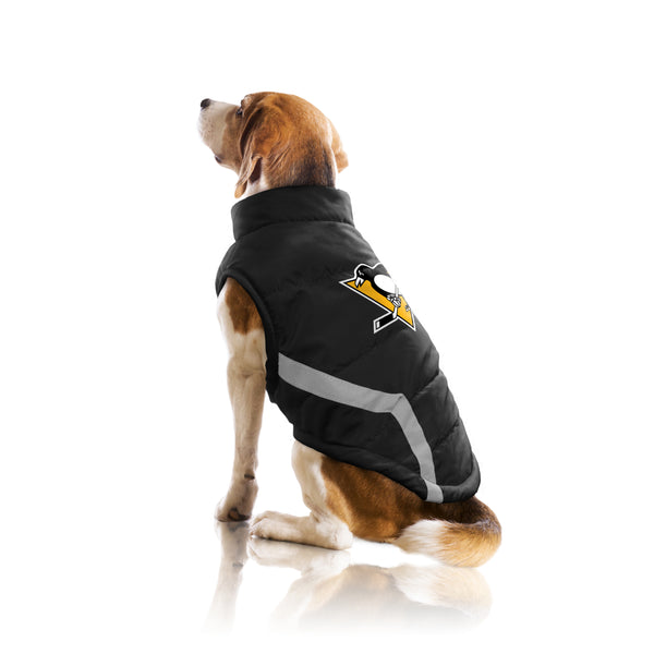 Littlearth Pittsburgh Penguins Pet Puffer Vest