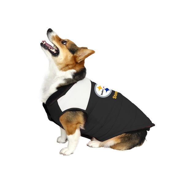 Littlearth Pittsburgh Steelers Pet Parka Puff Vest