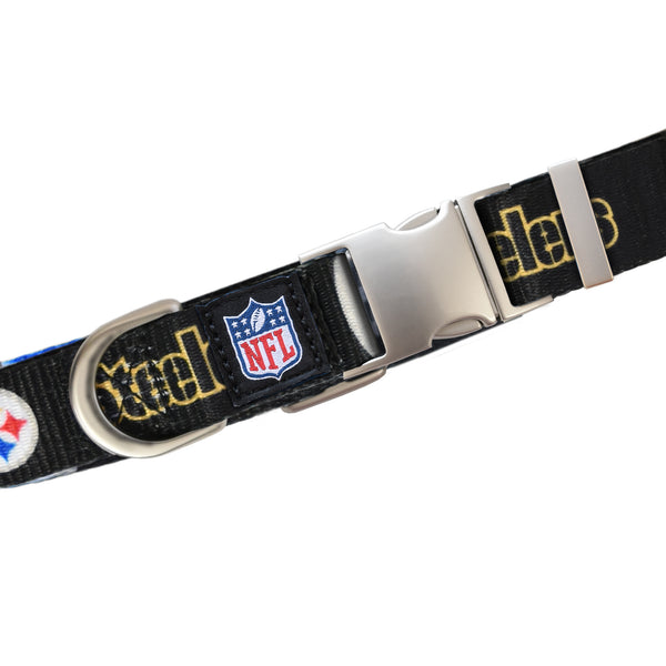 Littlearth Pittsburgh Steelers Premium Pet Collar