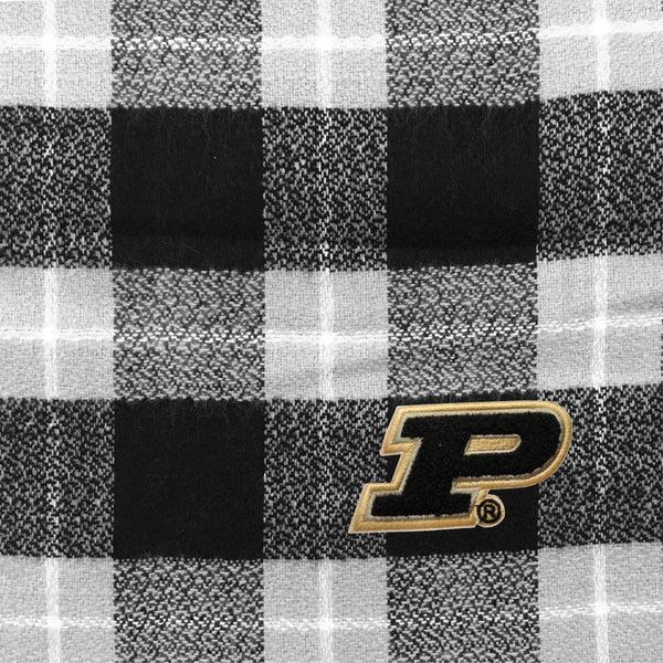 Littlearth Purdue University Plaid Blanket Scarf
