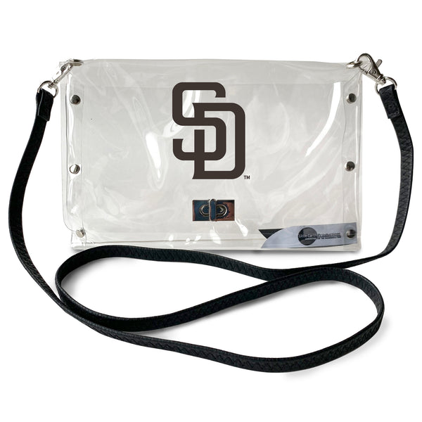 littlearth San Diego Padres Clear Envelope Purse