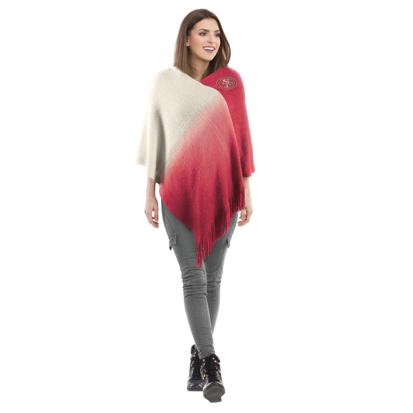 Littlearth San Francisco 49ers Dip Dye Poncho