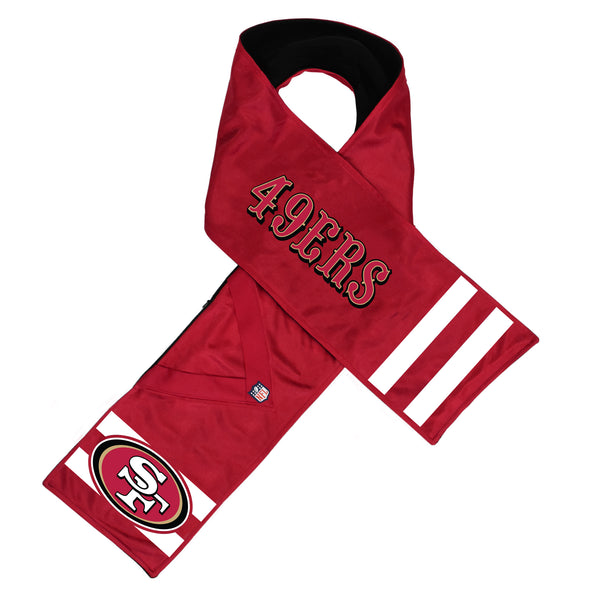 littlearth San Francisco 49ers Hero Jersey Scarf