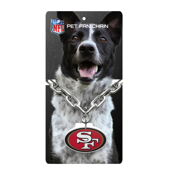 Littlearth San Francisco 49ers Pet Fan Chain