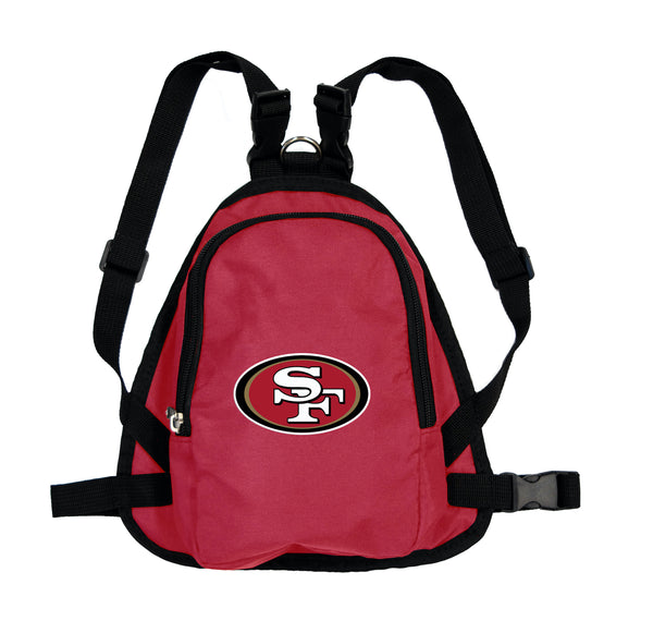 Littlearth San Francisco 49ers Pet Mini Backpack