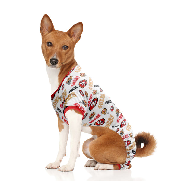 littlearth San Francisco 49ers Pet PJs